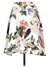Assorted Brands 100% Polyester Tropical White Casual Skirt Size S (estimated) - photo 1