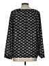 Collective Concepts 100% Polyester Black Long Sleeve Blouse Size L - photo 2