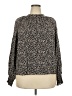 Gap 100% Rayon Animal Print Black Long Sleeve Blouse Size XXL - photo 1