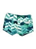 Fleo Chevron-herringbone Teal Board Shorts Size S - photo 2