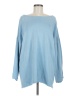 Assorted Brands 100% Cotton Blue Pullover Sweater Size One Size - photo 1