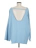 Assorted Brands 100% Cotton Blue Pullover Sweater Size One Size - photo 2