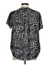 Torrid 100% Polyester Animal Print Gray Short Sleeve Blouse Size Med Plus (00) - photo 2