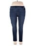 Betabrand Solid Blue Jeans Size 2X Petite - photo 1