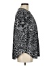 Torrid 100% Polyester Animal Print Gray Short Sleeve Blouse Size Med Plus (00) - photo 4