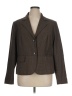 Rafaella Tweed Brown Blazer Size 16 - photo 1