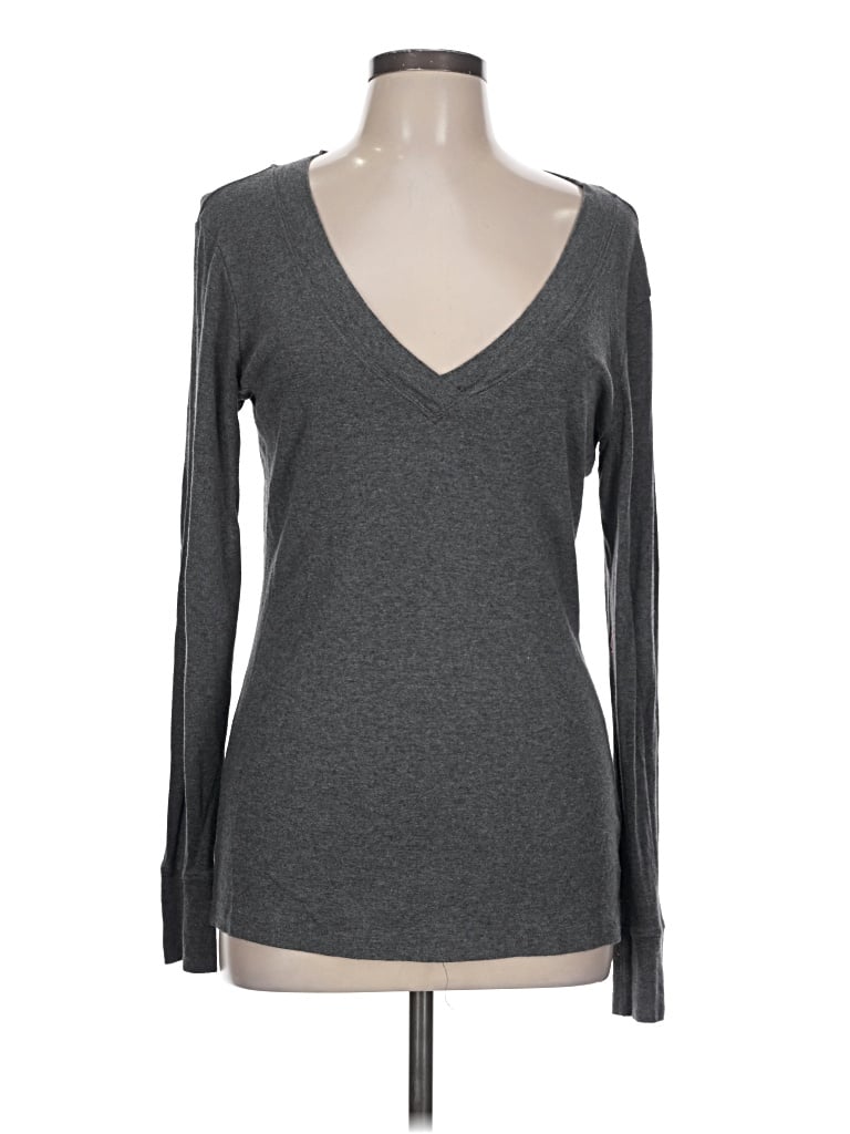 Pre-owned Gap Outlet Long Sleeve T-shirt In Gray