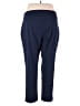 JM Collection Solid Blue Active Pants Size 18W - photo 2