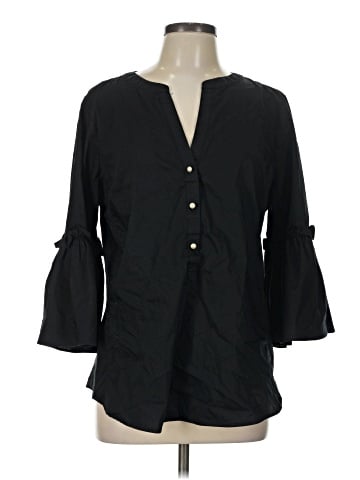 7th Avenue Design Studio New York & Company 3/4 Sleeve Blouse (view 1)