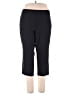 Laura Scott Solid Black Active Pants Size 2X - photo 1