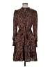 Julia Jordan Animal Print Brown Casual Dress Size S - photo 1