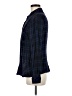 CAbi 100% Rayon Plaid Blue Long Sleeve Button-Down Shirt Size M - photo 5