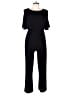 Connected Apparel Solid Black Jumpsuit Size 10 (petite) - photo 1