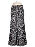 Jenn 100% Polyester Animal Print Silver Casual Pants Size L - photo 1