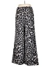 Jenn 100% Polyester Animal Print Silver Casual Pants Size L - photo 2