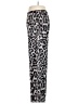 Jenn 100% Polyester Animal Print Silver Casual Pants Size L - photo 5