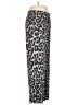 Jenn 100% Polyester Animal Print Silver Casual Pants Size L - photo 4