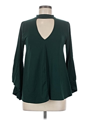 Peppermint Long Sleeve Blouse (view 1)