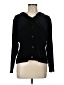 Kathie Lee Black Long Sleeve Henley Size L - photo 1