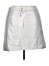 WAYF Metallic Silver Faux Leather Skirt Size XL - photo 2