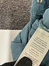 Rabbit Bear 100% Organic Cotton Blue Overalls Size 3-6 mo - photo 4