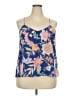 Johnny Was Blue Sleeveless Silk Top Size XXL - photo 1