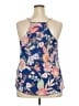 Johnny Was Blue Sleeveless Silk Top Size XXL - photo 2
