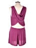 Silence and Noise Solid Purple Romper Size L - photo 2