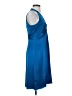 Ann Taylor 100% Polyester Blue Cocktail Dress Size 2 - photo 4