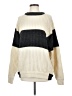 Assorted Brands Color Block Ivory Pullover Sweater Size S - photo 1