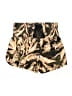 FP Movement 100% Polyamide Animal Print Gold Shorts Size M - photo 2