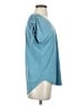 Green Envelope Blue Short Sleeve Top Size S - photo 4