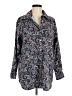 Woman Within Paisley Blue 3/4 Sleeve Blouse Size M - photo 1
