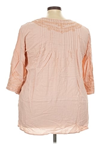 Solitaire 3/4 Sleeve Blouse (view 2)