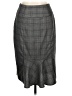 Harve Benard Plaid Gray Formal Skirt Size 8 - photo 2