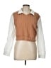 Shein Brown 3/4 Sleeve Blouse Size L - photo 1