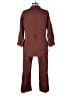 Lush Solid Brown Jumpsuit Size L - photo 2