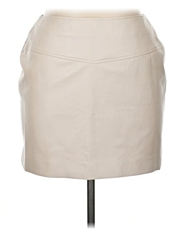 Astr Faux Leather Skirt (view 1)