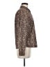L.L.Bean 100% Cotton Tweed Brown Long Sleeve Blouse Size M - photo 4