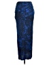 Helmut Lang Blue Formal Skirt Size L - photo 2