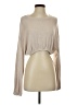 Audrey 3+1 Tan Long Sleeve Top Size S - photo 1