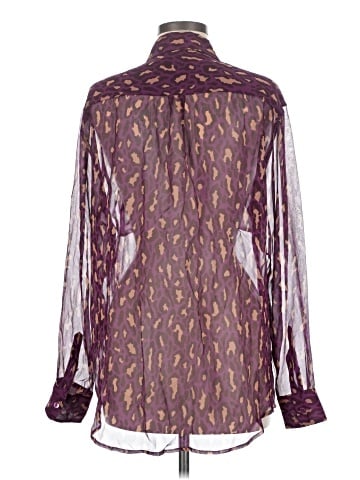 Equipment Long Sleeve Blouse (view 2)