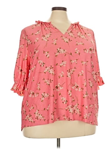 MELLODAY 3/4 Sleeve Blouse (view 1)
