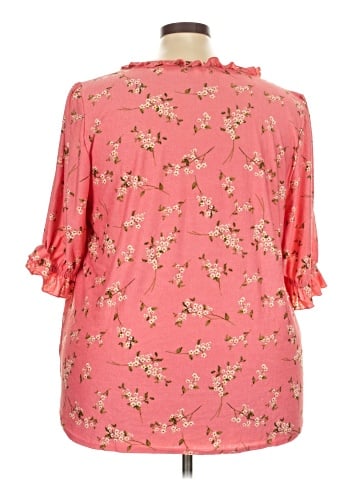 MELLODAY 3/4 Sleeve Blouse (view 2)