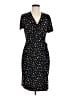 Anne Klein Print Black Casual Dress Size 10 - photo 1