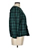 Draper James Plaid Green 3/4 Sleeve Button-Down Shirt Size M - photo 4
