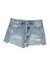 Denim Forum 100% Cotton Blue Denim Shorts Size 26 waist - photo 1