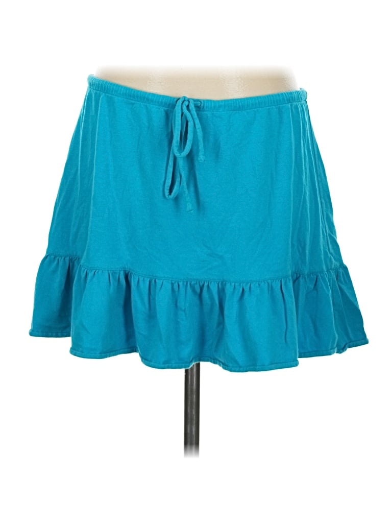 Pre-owned Jcrew Casual Skirt In Teal