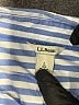 L.L.Bean Stripes Blue Long Sleeve Button-Down Shirt Size L - photo 7