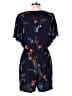 CeCe 100% Viscose Floral Blue Romper Size L - photo 2